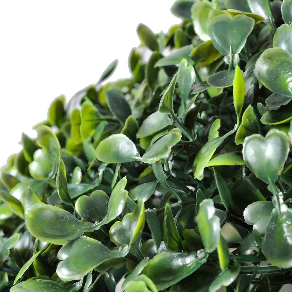 Sfere di Bosso 2 pz Arte Topiaria con Foglie 35 cm | homemem39