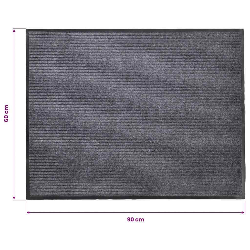 Zerbino Grigio 90 x 60 cm in PVC