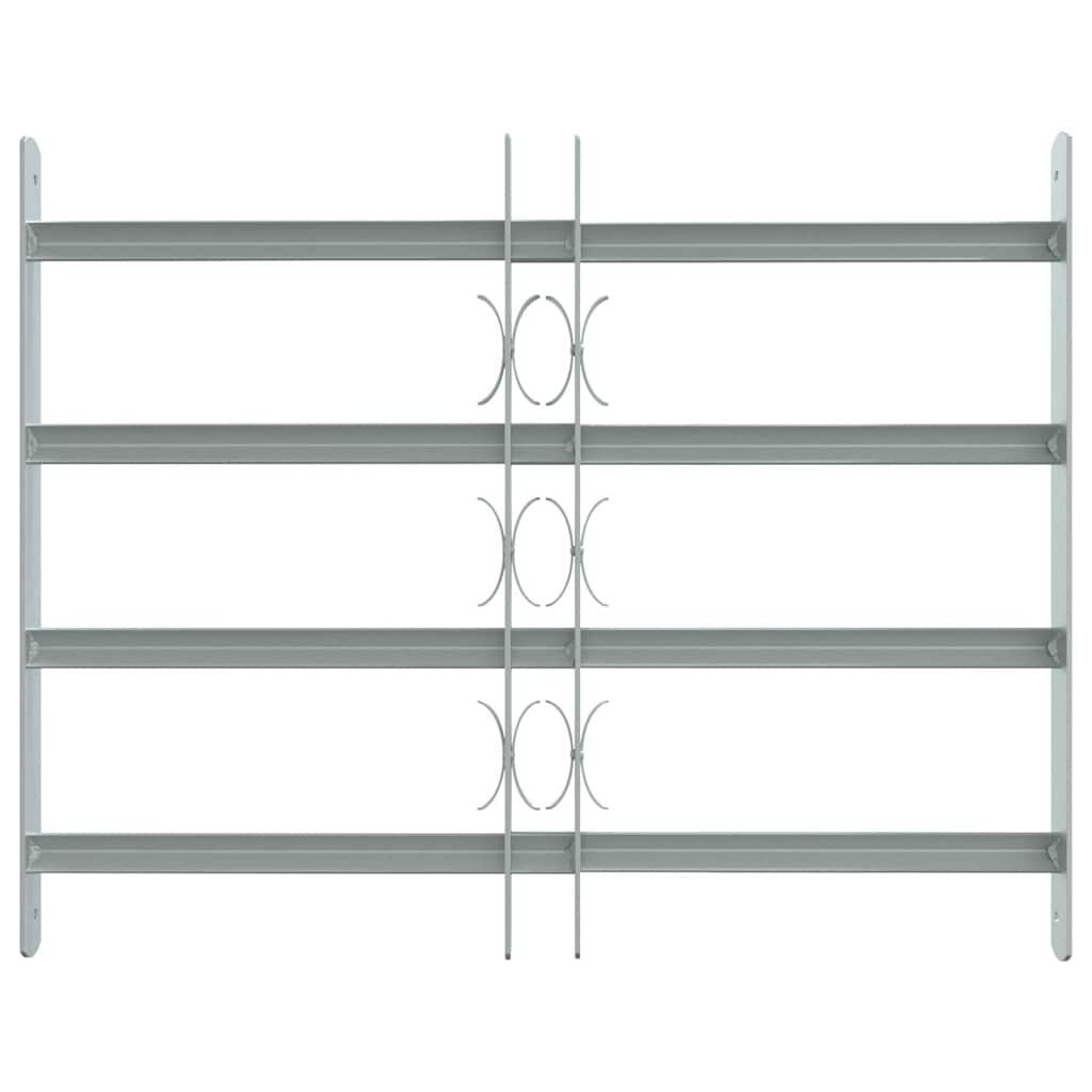 Griglie per finestre 500-650 mm Acciaio zincato Argento