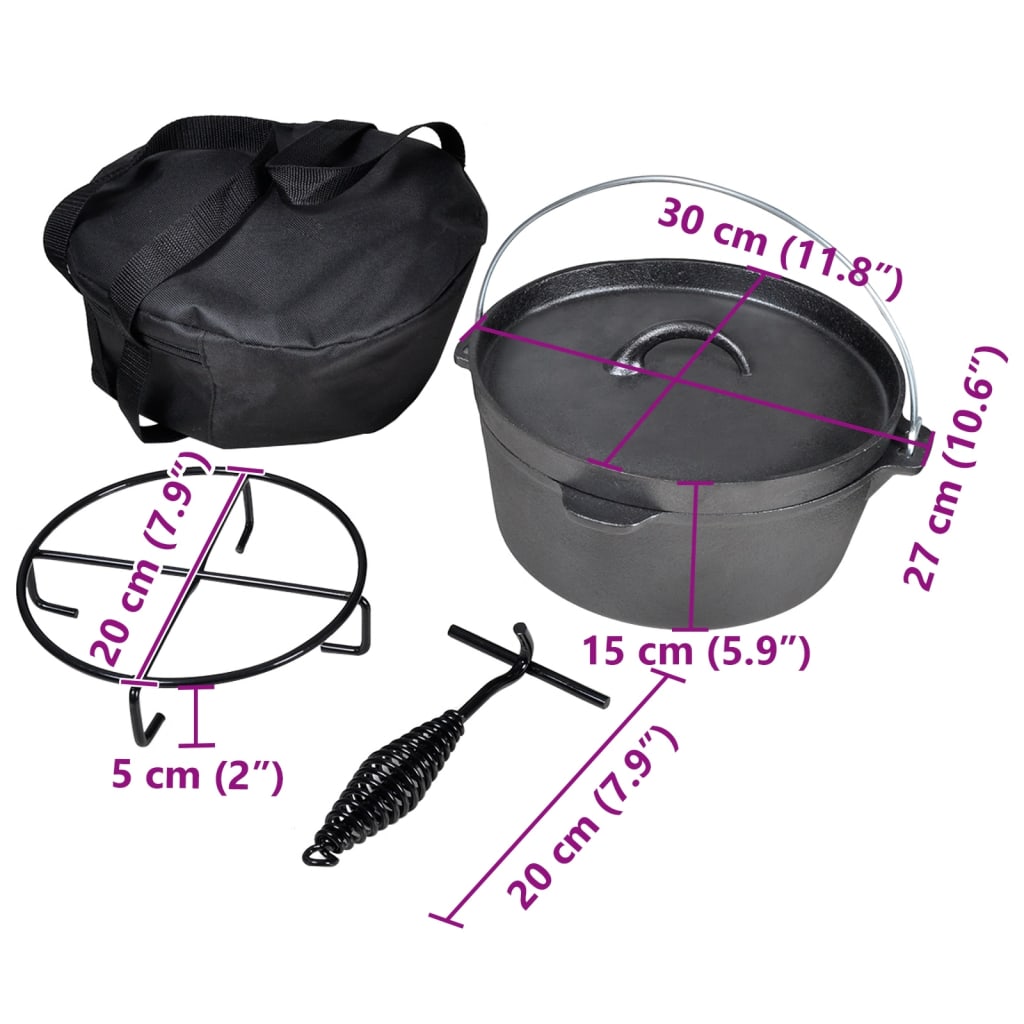 Forno olandese 4,2 L con accessori inclusi | homemem39