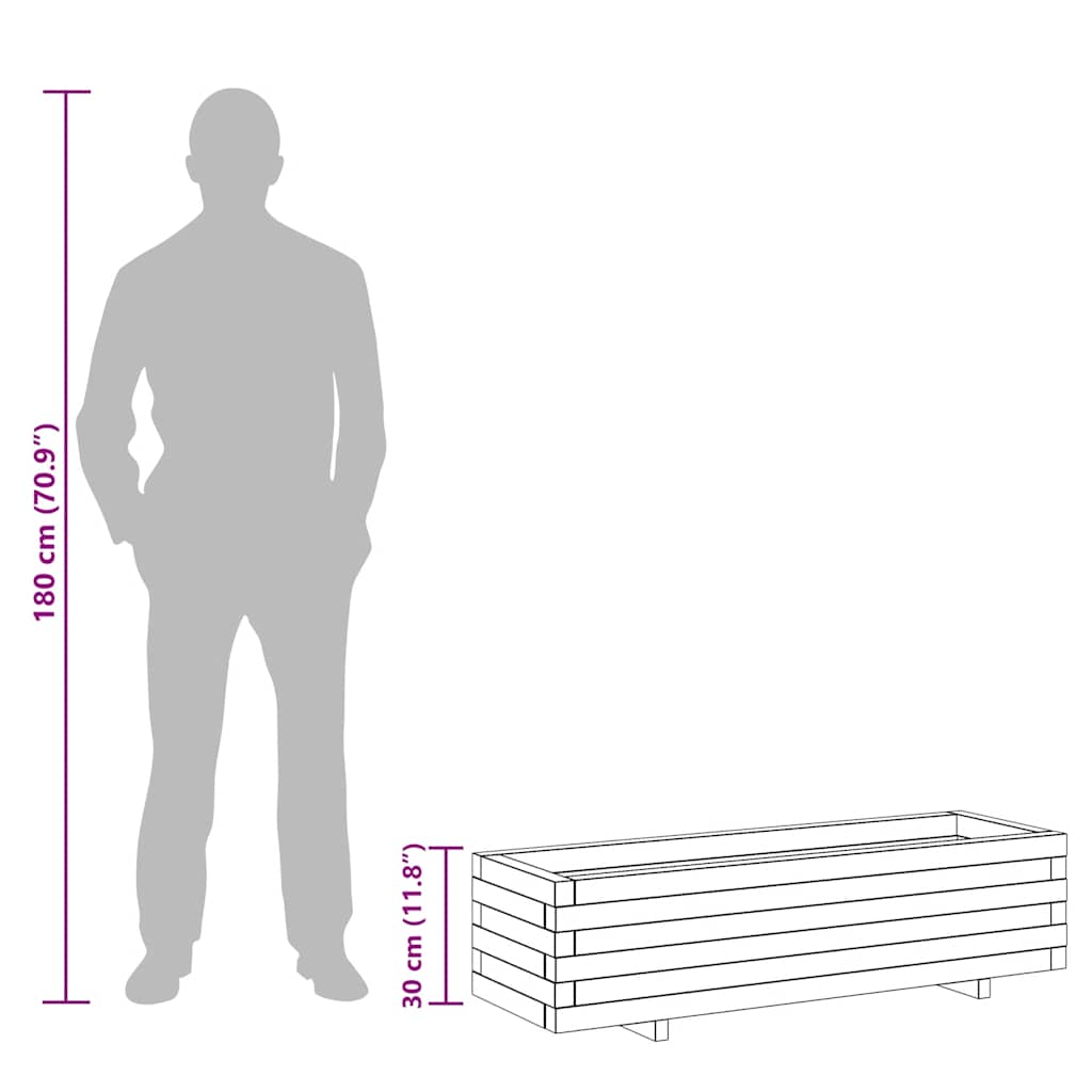 Letto Rialzato 120x40x30 cm in Legno Rettangolare | homemem39