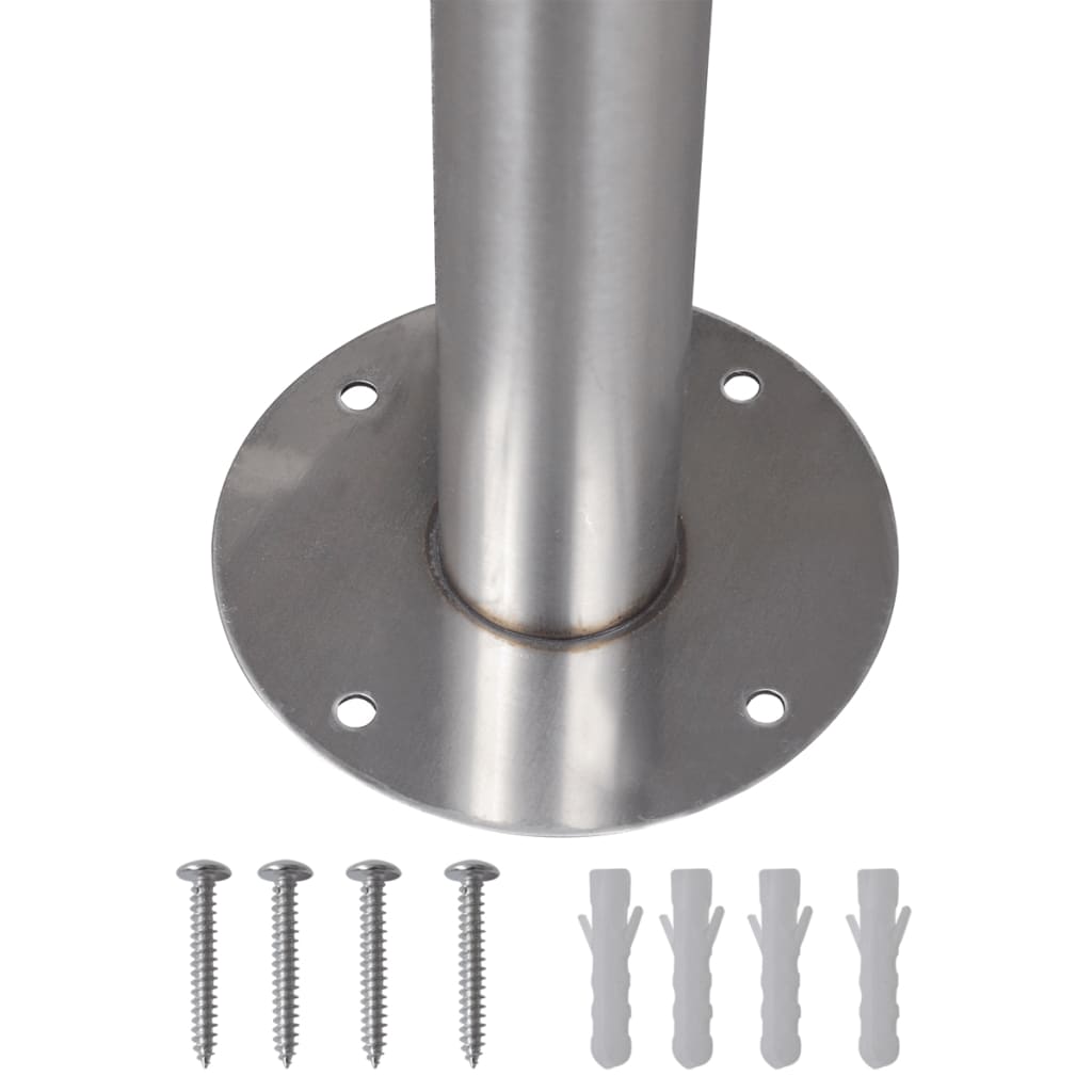 Casetta della Posta Doppia con Supporto in Acciaio Inox | homemem39