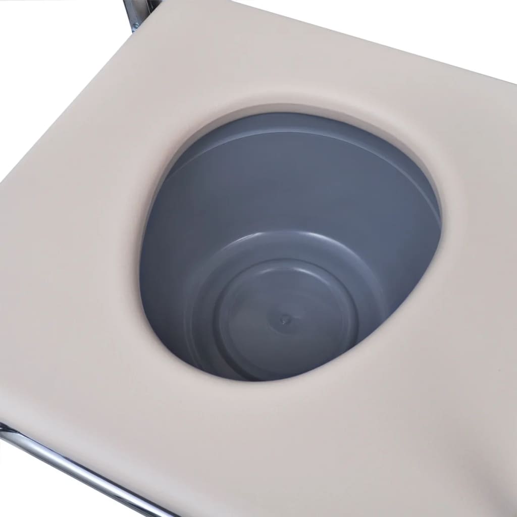 Sedia da Comodo in Acciaio Nera - homemem39