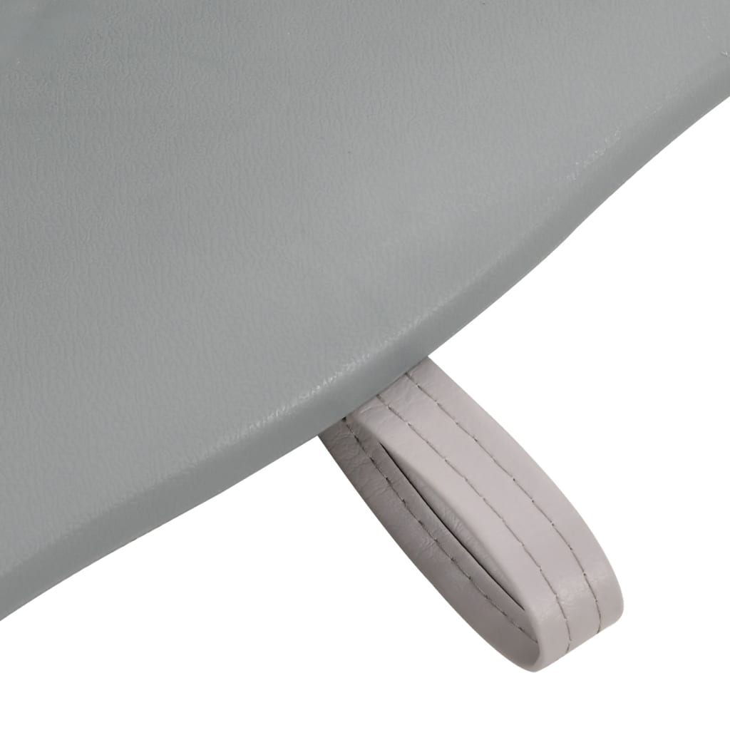 Set Sedile da Barca Pieghevole 2pz Grigio