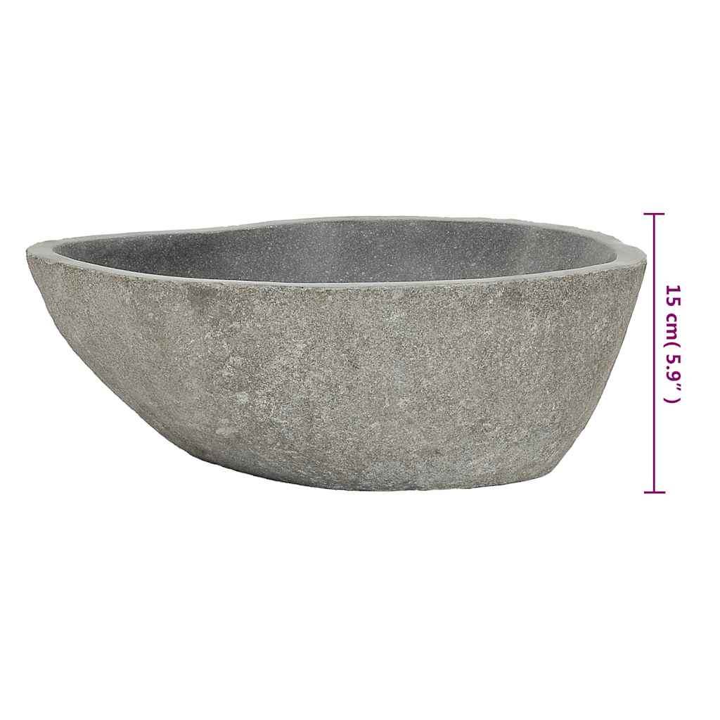 Lavandino in Pietra di Fiume Ovale (37-46)x(29-36) cm | homemem39