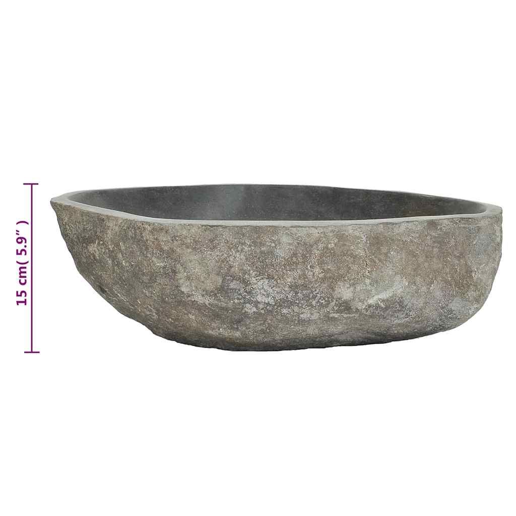 Lavandino in Pietra di Fiume Ovale (45-53)x(34-41) cm | homemem39