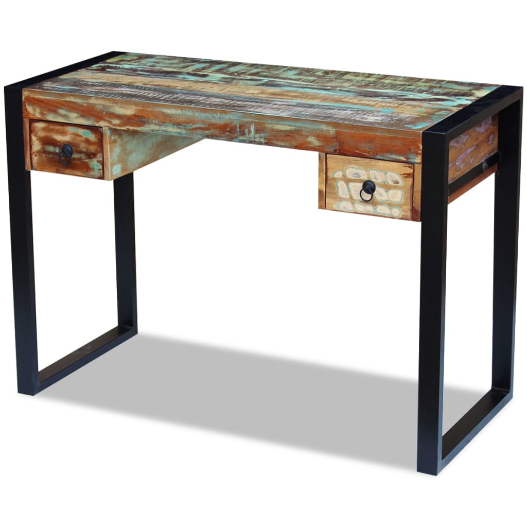 Scrivania in Legno Massello Anticato | homemem39