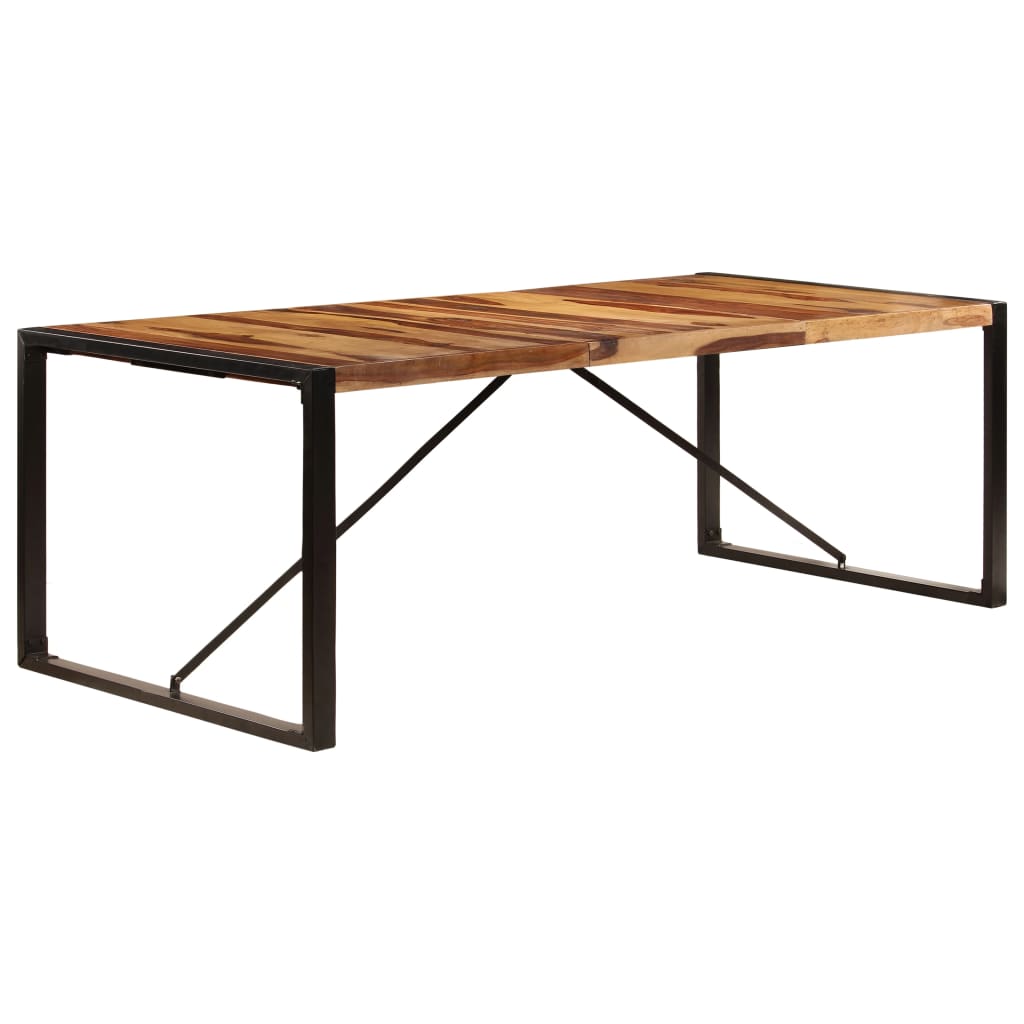 Tavolo da Pranzo 220x100x75 cm Legno Massello di Acacia | homemem39