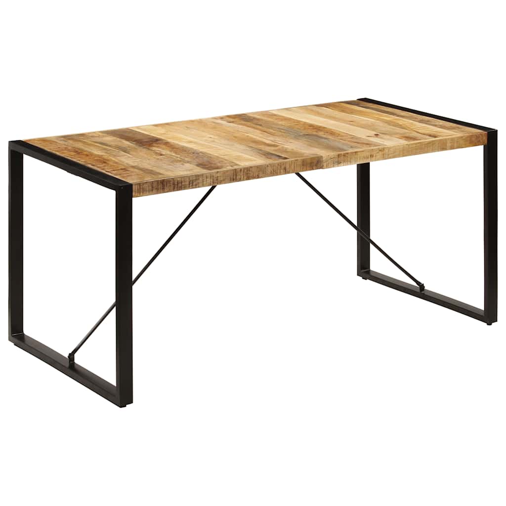 Tavolo da Pranzo 160x80x75 cm in Legno Massello di Mango | homemem39