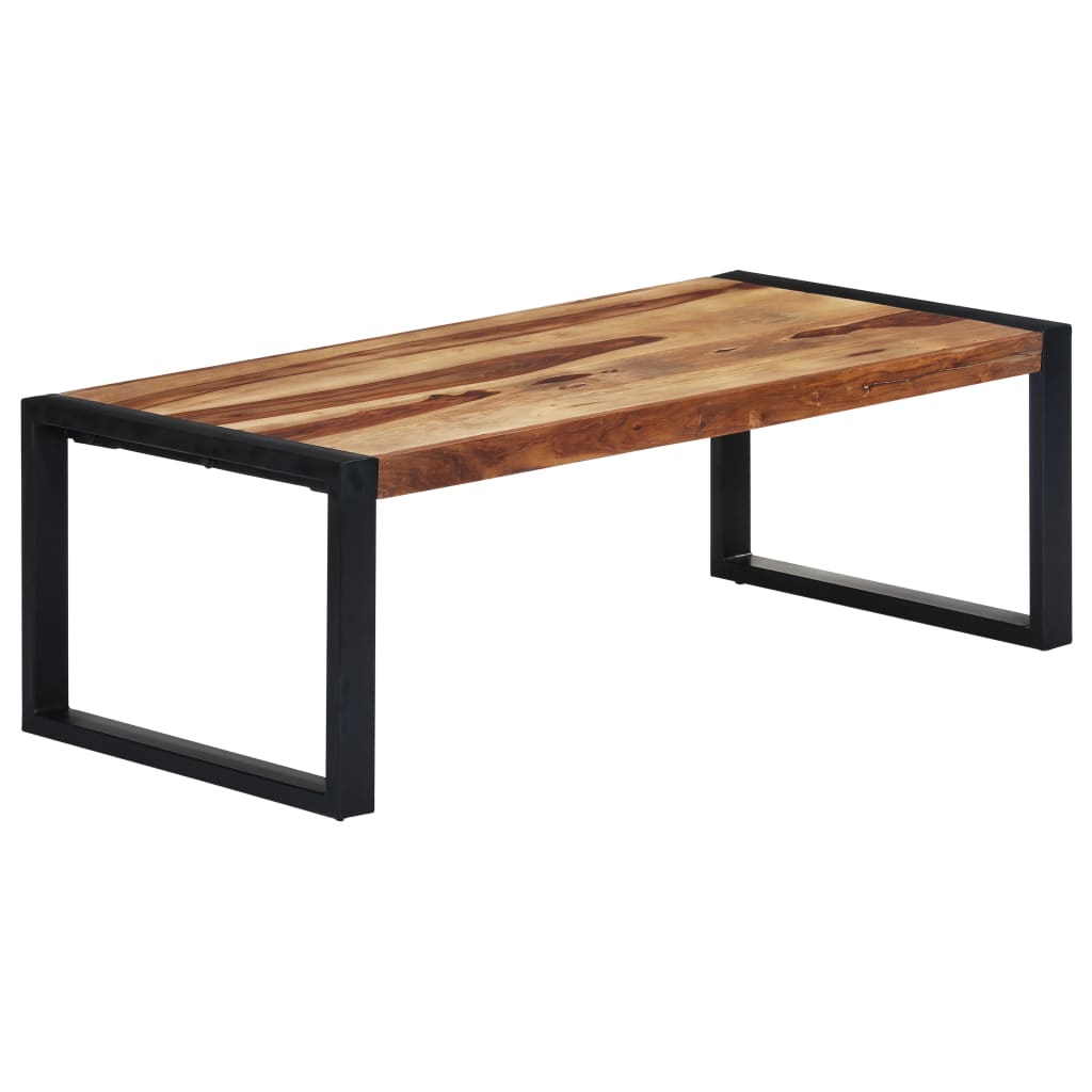 Tavolino da Salotto 110x60x40 cm in Massello di Acacia | homemem39
