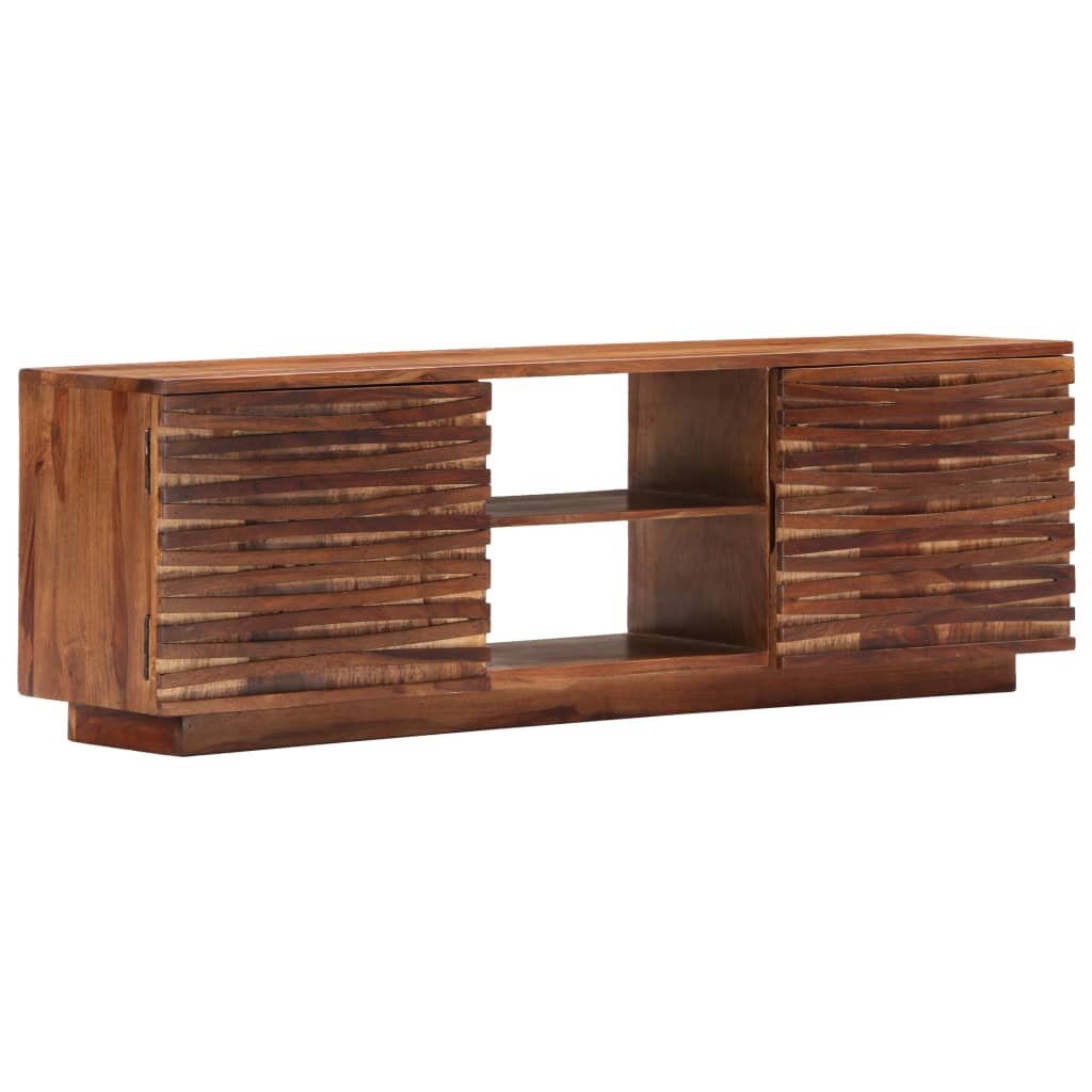 Mobile Porta TV 120x30x40 cm in Legno Massello di Acacia | homemem39
