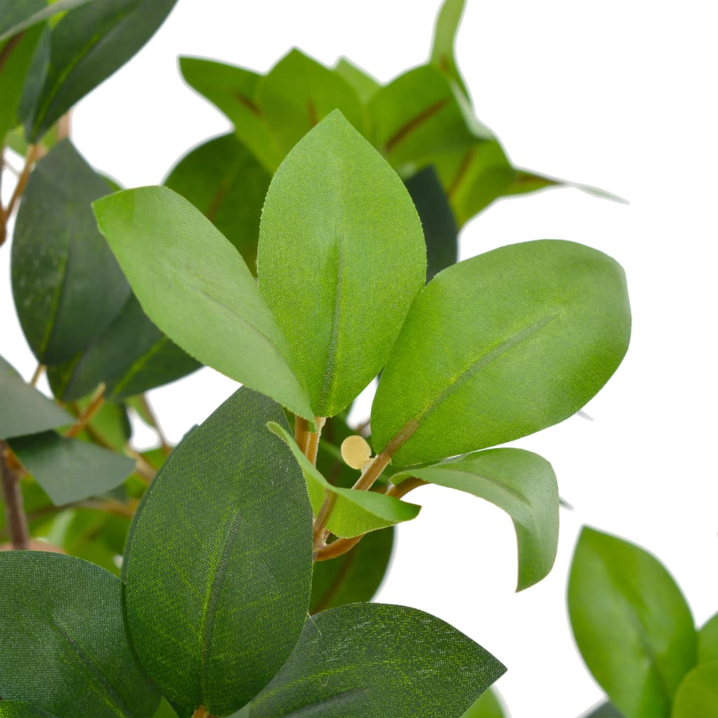 Albero di Alloro Artificiale con Vaso Verde 90 cm | homemem39