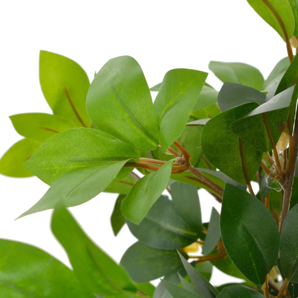 Albero di Alloro Artificiale con Vaso Verde 120 cm | homemem39