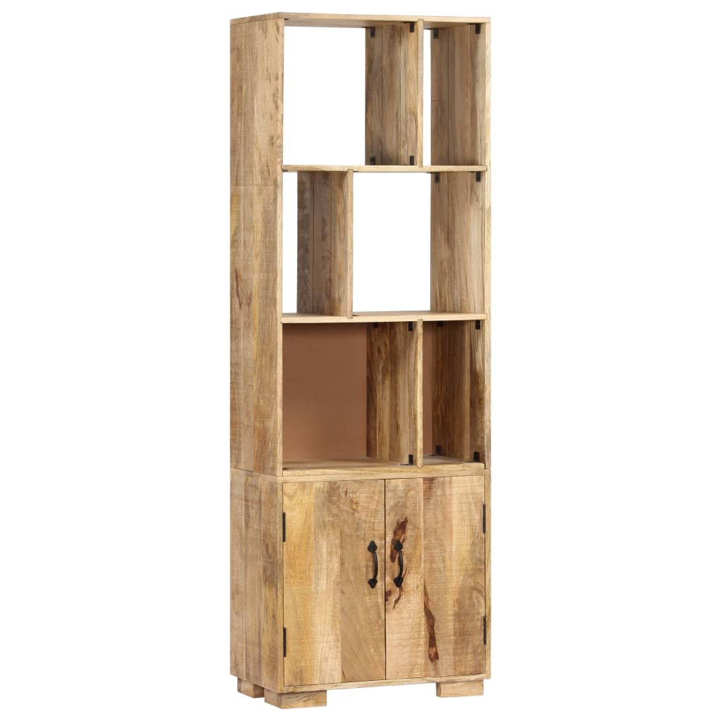 Libreria 60x35x180 cm in Legno Massello di Mango