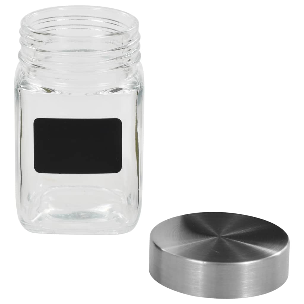 Barattoli in Vetro con Adesivo 24 pz 300 ml | homemem39