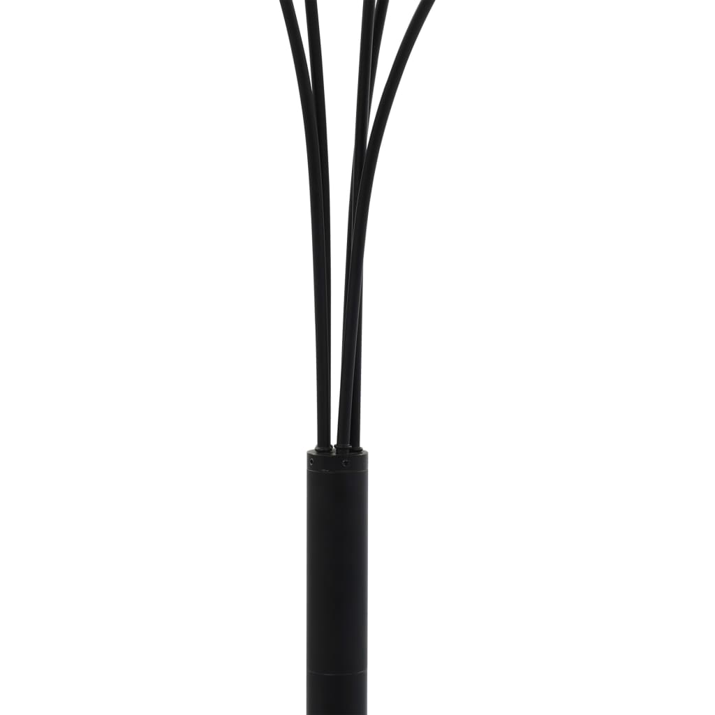Lampada da Terra 200 cm 5 Bulbi E14 Nero e Oro | homemem39