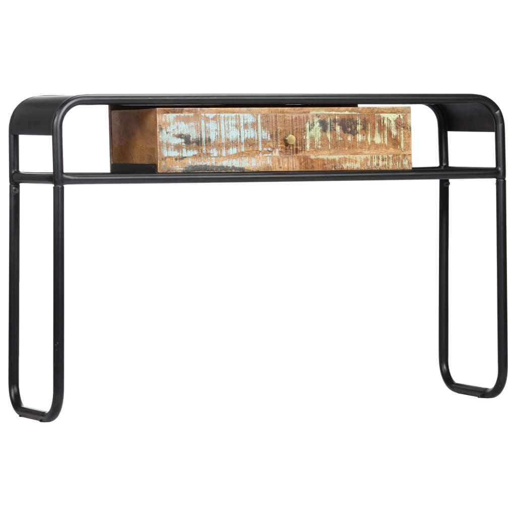 Tavolo Consolle 118x30x75 cm in Legno Massello di Recupero | homemem39