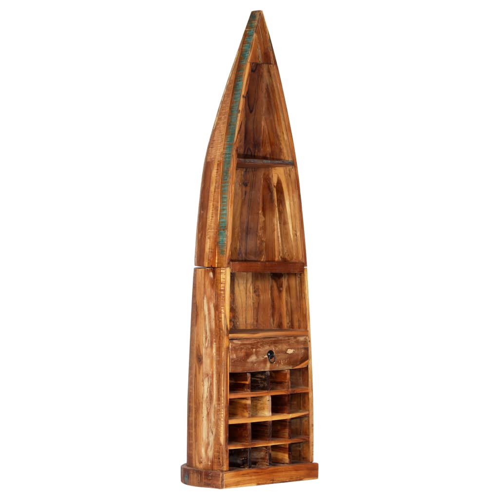 Portavino 50x40x180 cm in Legno Massello di Recupero | homemem39