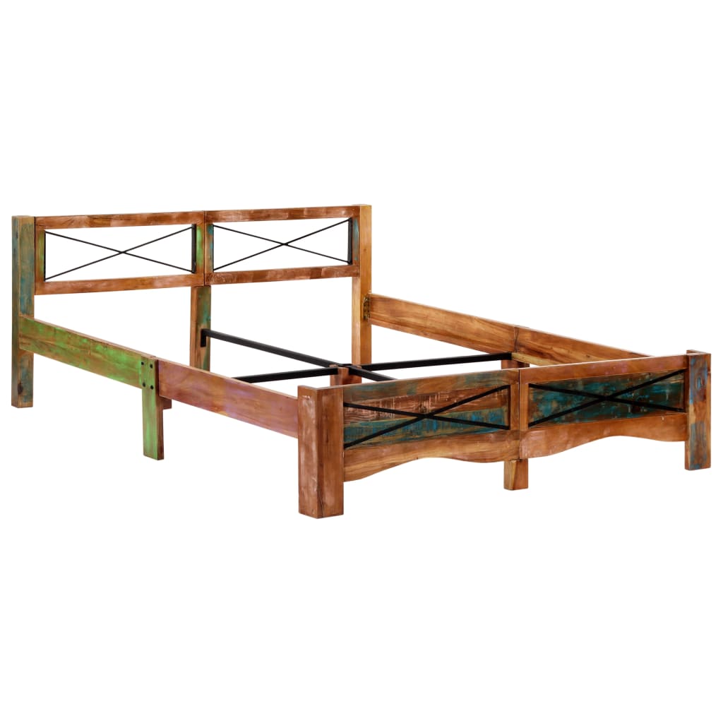 Giroletto senza Materasso in Legno di Recupero 160x200 cm | homemem39