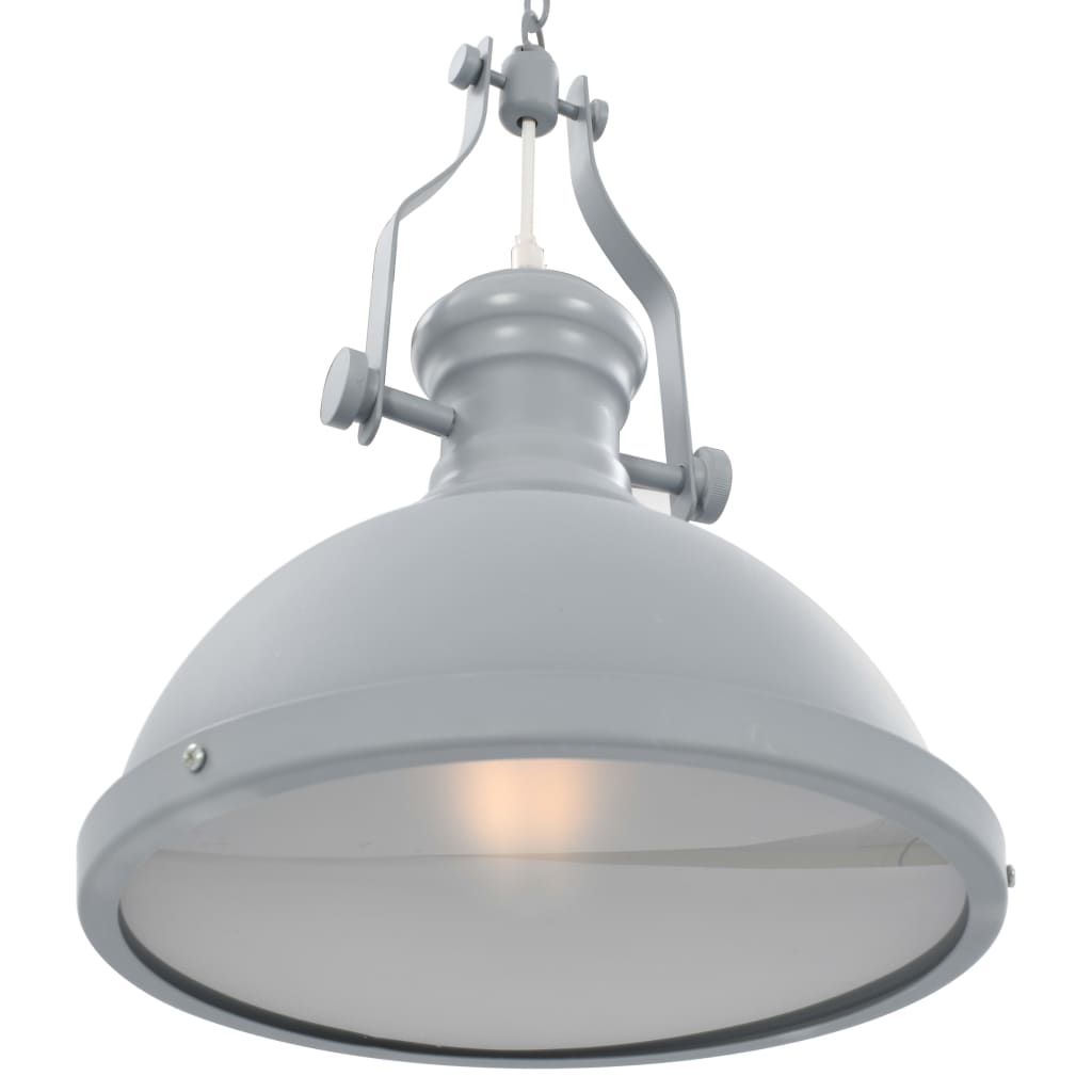 Lampadario Grigio Rotondo E27 | homemem39