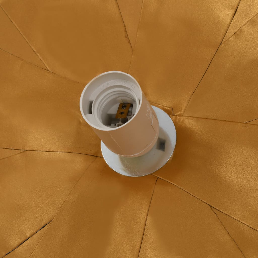 Lampada a Sospensione Nera e Oro Ø70 cm E27