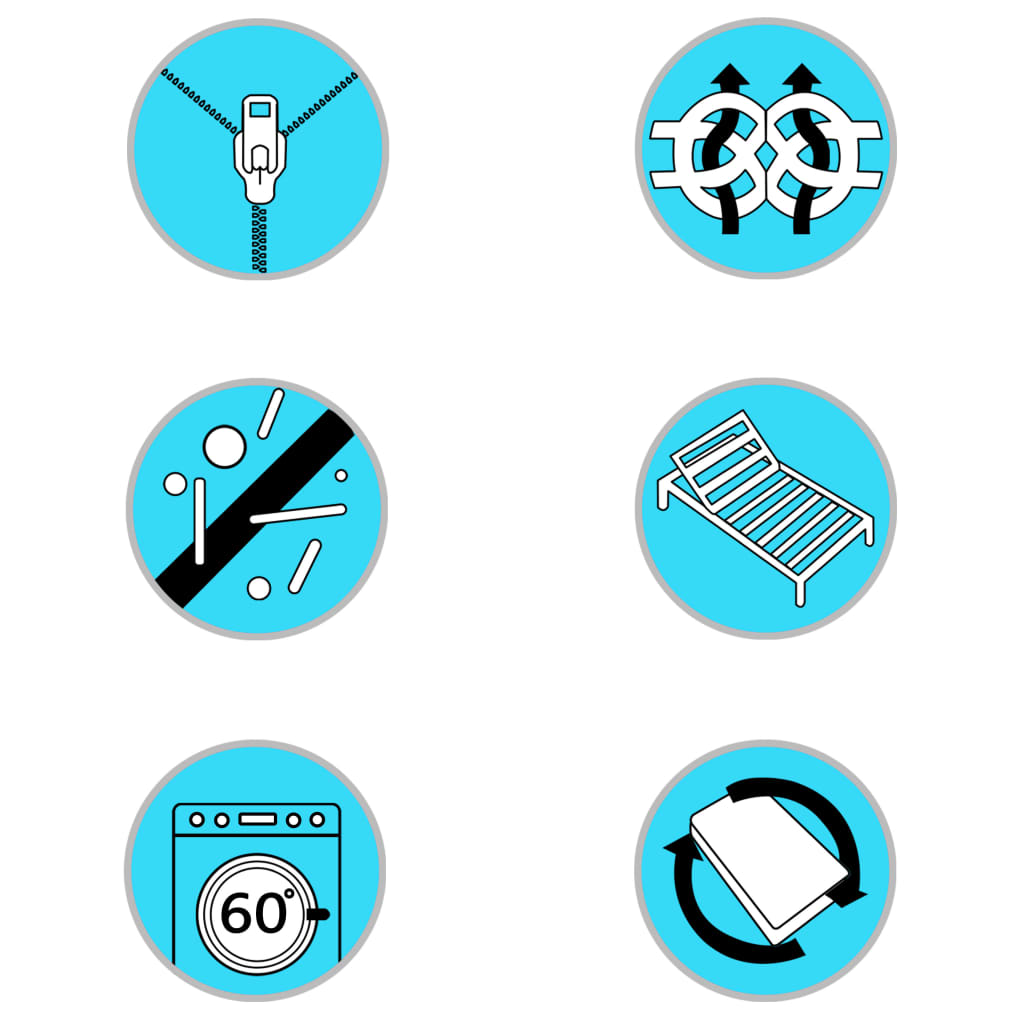 Materasso 140x200 cm 7 Zone a Molle Insacchettate 20 cm H3 - homemem39