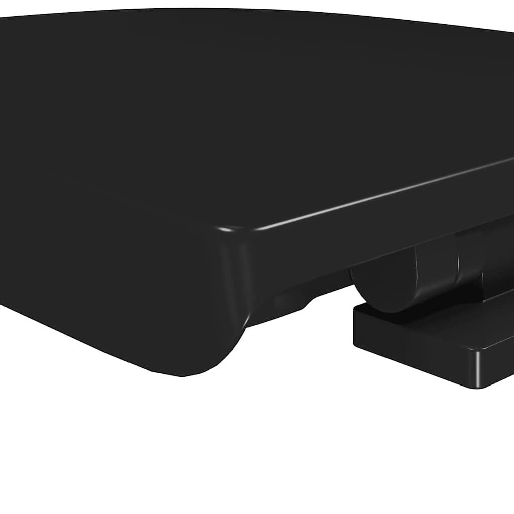 Copriwater Ammortizzato a Sgancio Rapido Nero