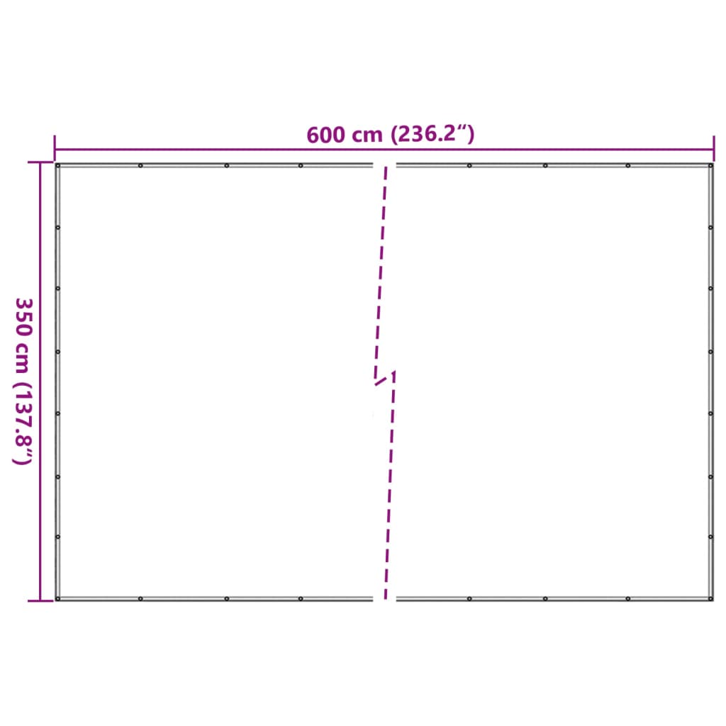 Rete per Container in HDPE 3,5x6 m Nera | homemem39