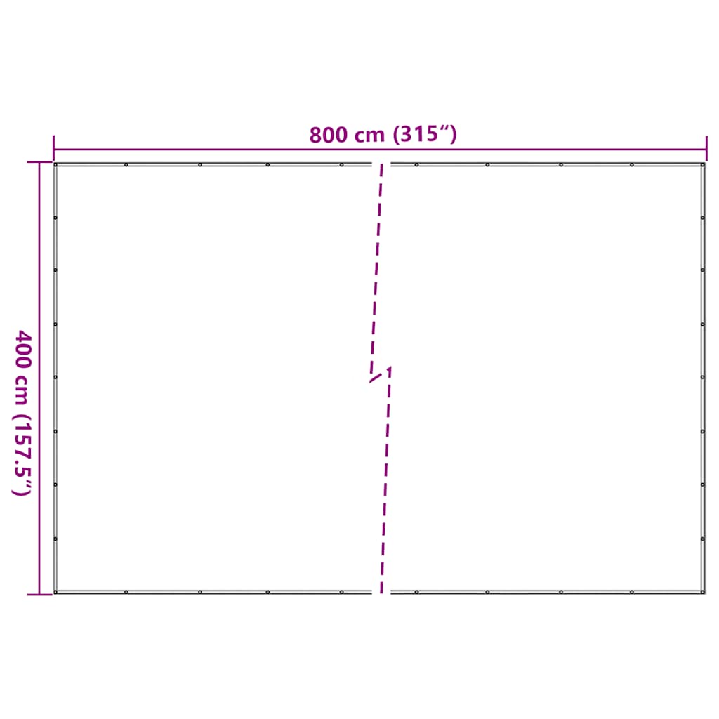 Rete per Container in HDPE 4x8 m Nera | homemem39