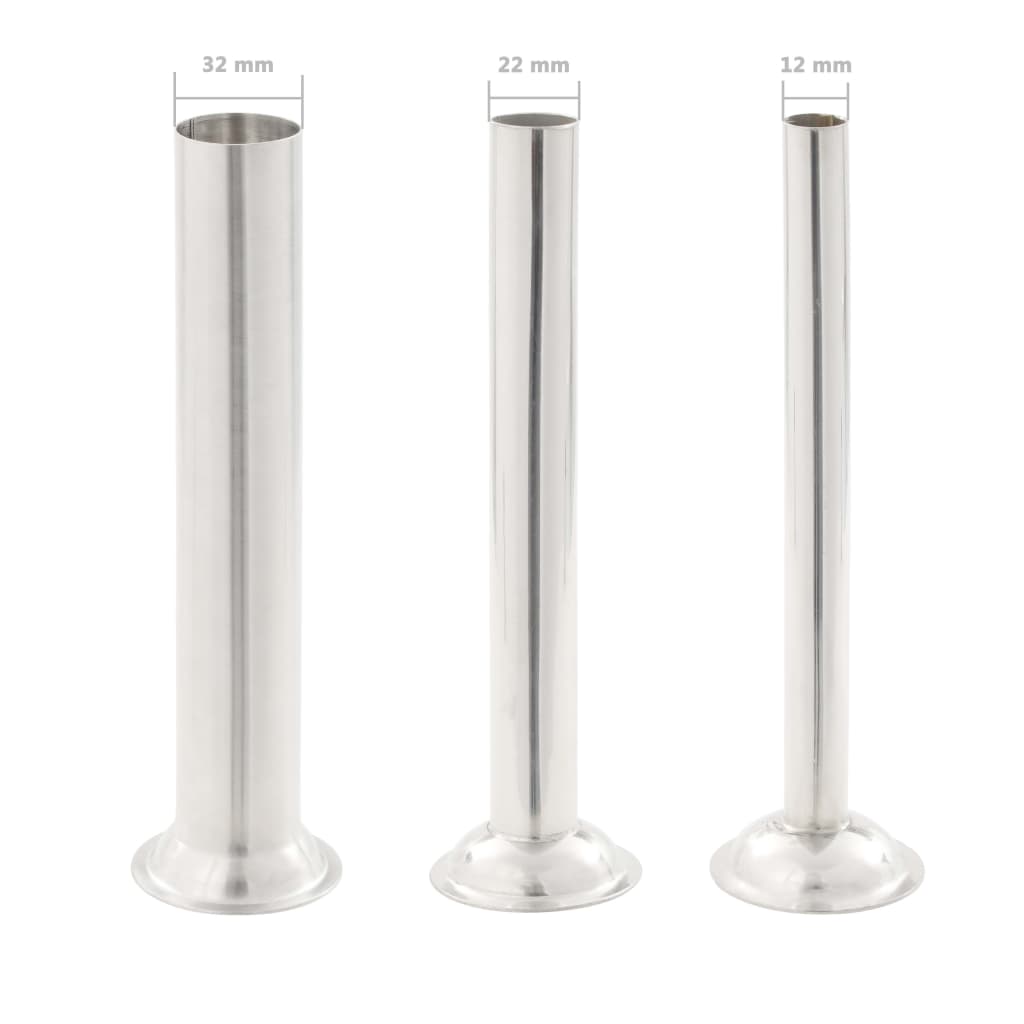 Insaccatrice Manuale Argento 10 L in Acciaio Inossidabile - homemem39