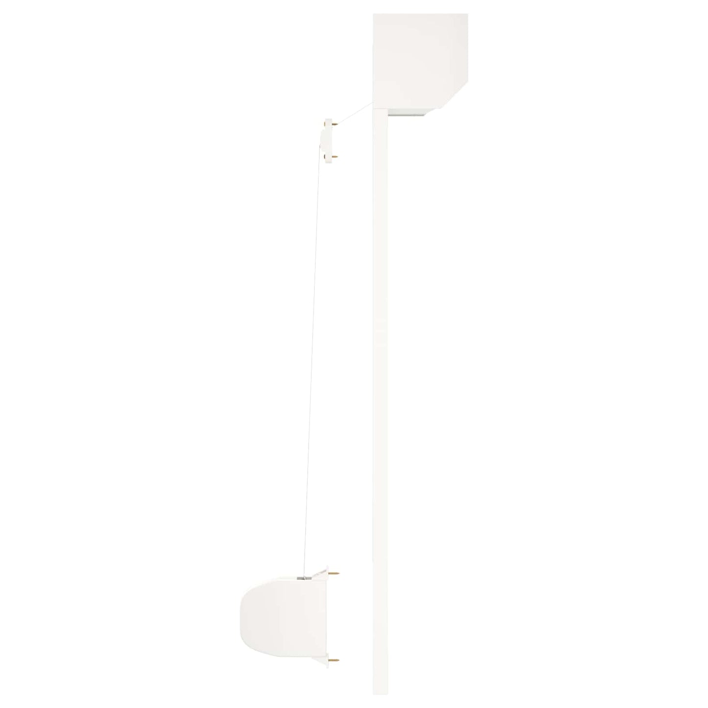 Persiana a rullo Bianco 100 x 100 cm Alluminio e poliuretano
