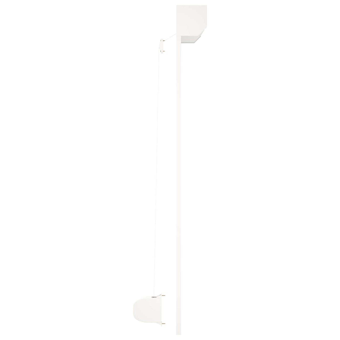 Persiana a rullo Bianco 140 x 150 cm Alluminio e poliuretano