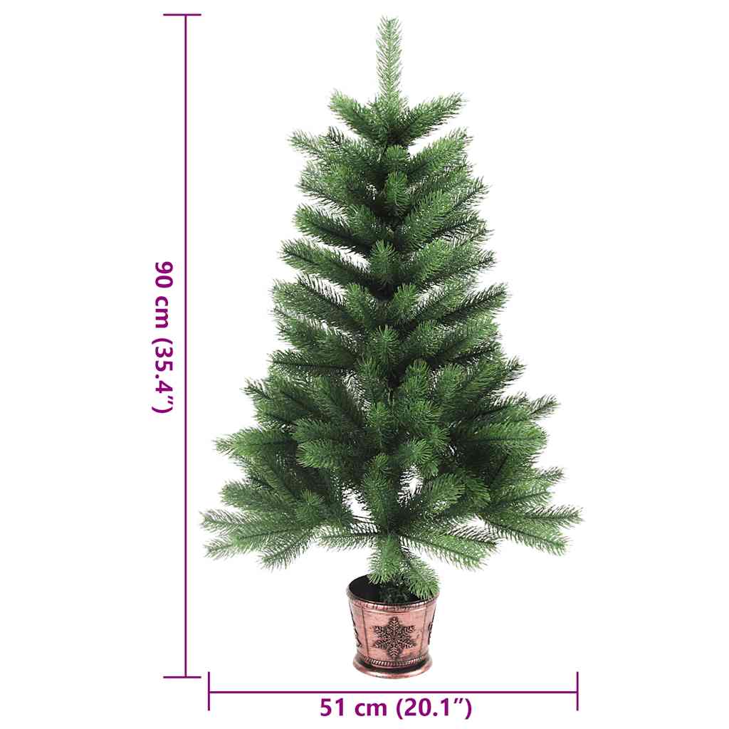 Albero di Natale Artificiale Realistico con Punte 90 cm Verde | homemem39