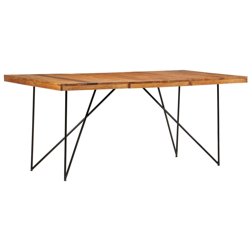 Tavolo da Pranzo 180x90x76 cm in Legno Massello di Acacia | homemem39