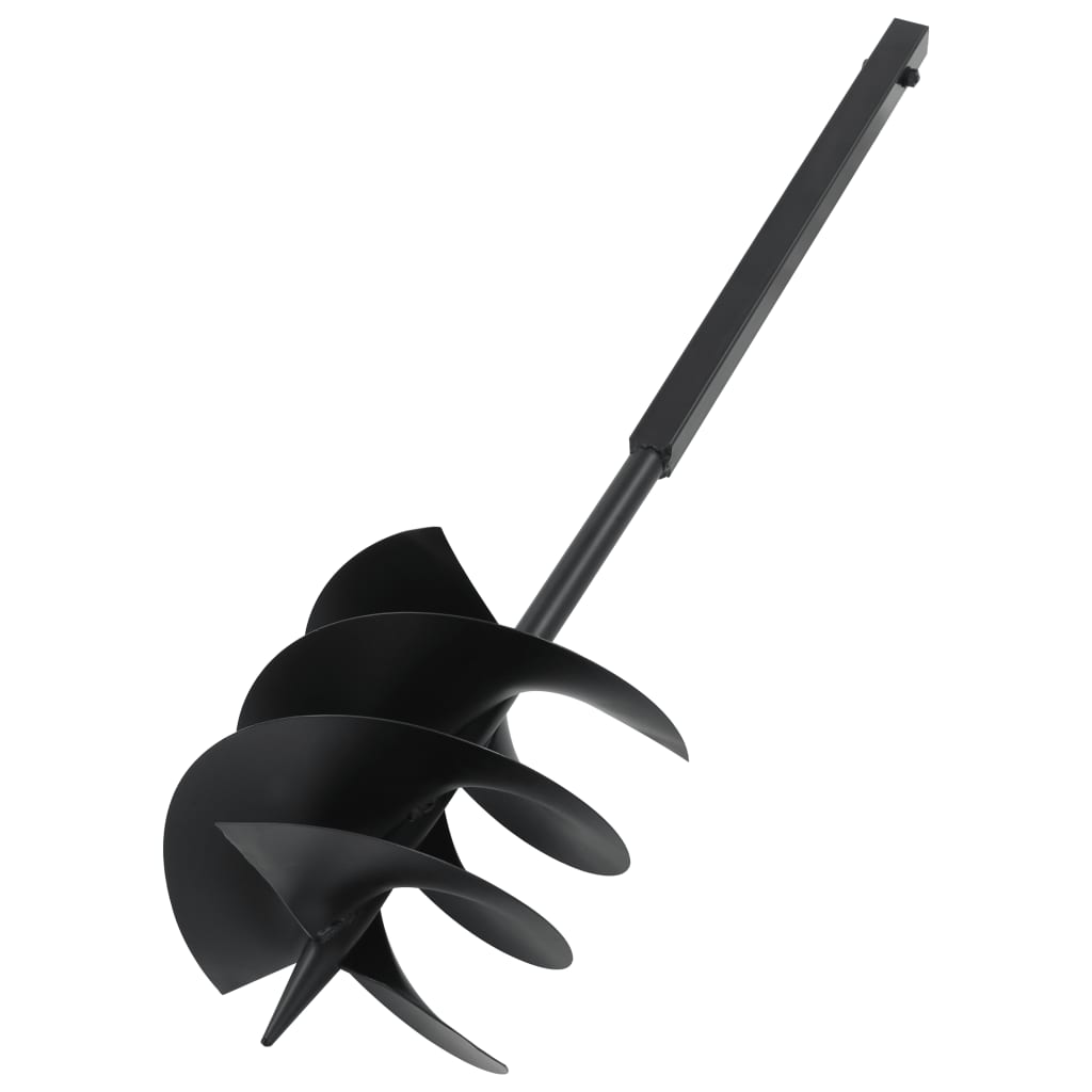 Trivella per Terreno con Maniglia 200 mm Acciaio Nero | homemem39