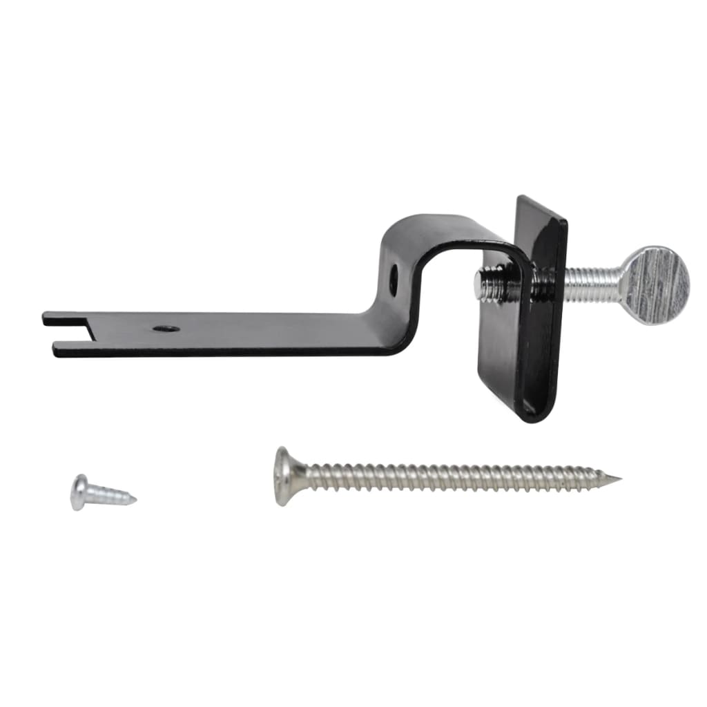 Lampade Solari da Esterno per Recinzioni 12 pz LED Nero - homemem39