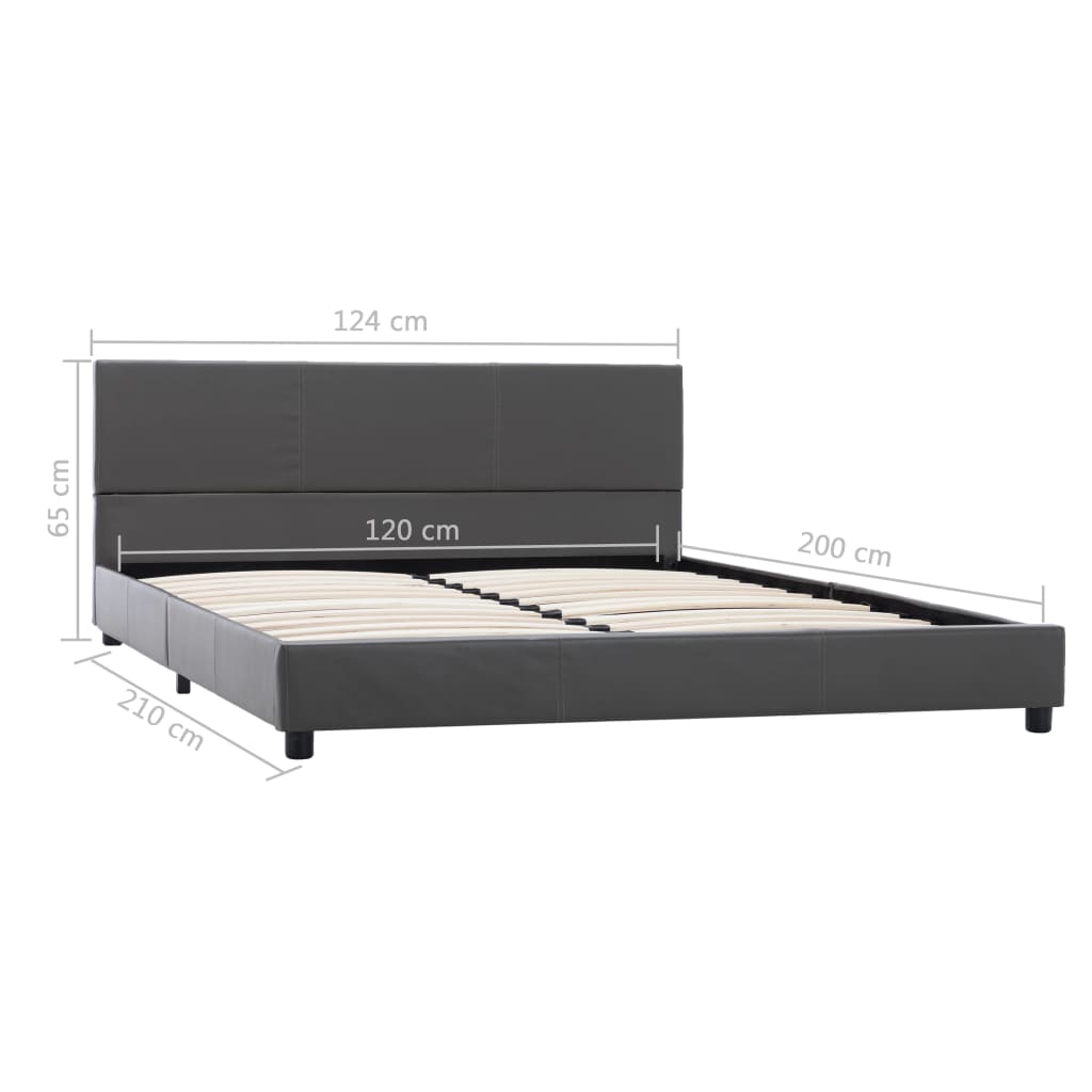 Giroletto Grigio in Similpelle 120x200 cm