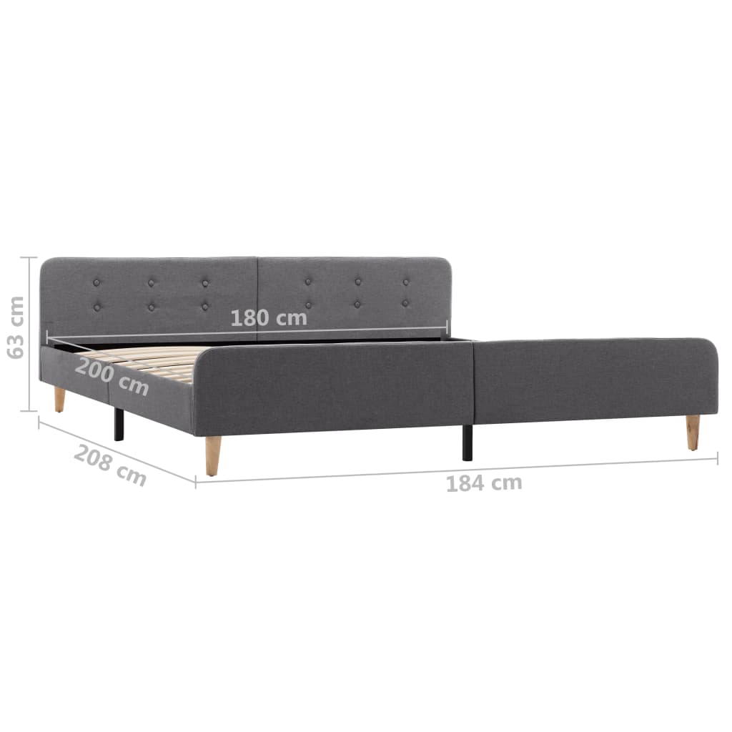 Giroletto Grigio Chiaro in Tessuto 180x200 cm