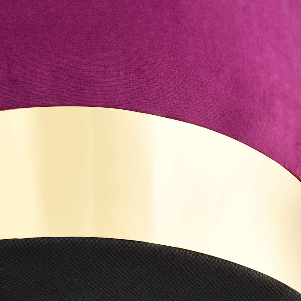 Sgabello Viola e Oro in Velluto 28 x 36 cm | homemem39