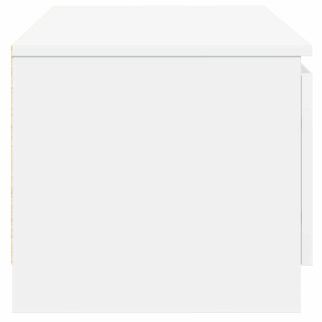 Mobile Porta TV Bianco 140x40x35,5 cm in Legno Multistrato