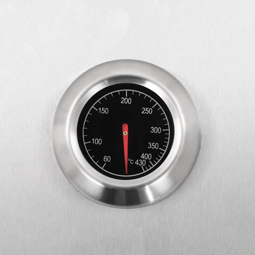 Forno Pizza con Piastra Ceramica per Barbecue a Gas e Carbone