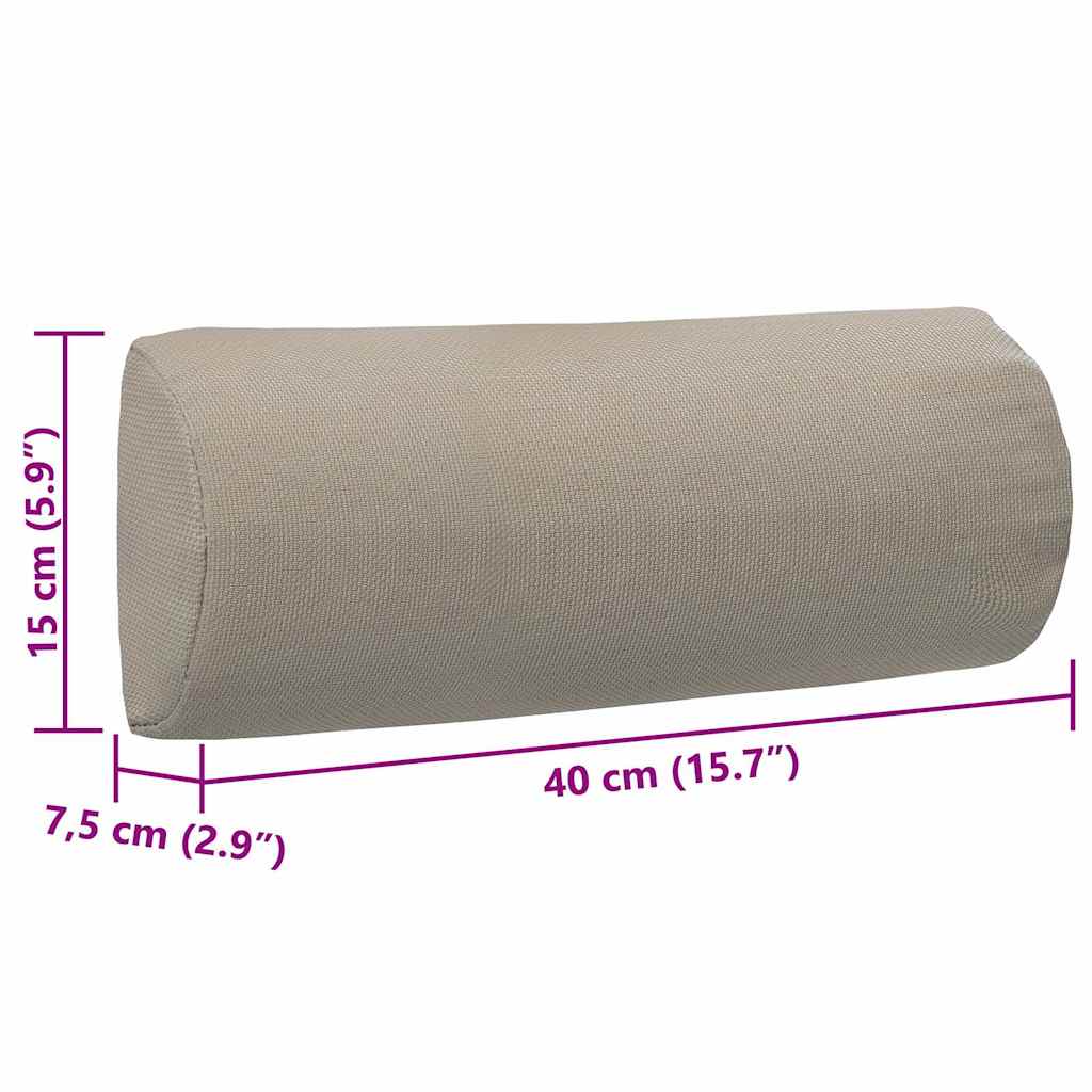 Poggiatesta per Sdraio Grigio Talpa 40x7,5x15 cm in Textilene | homemem39