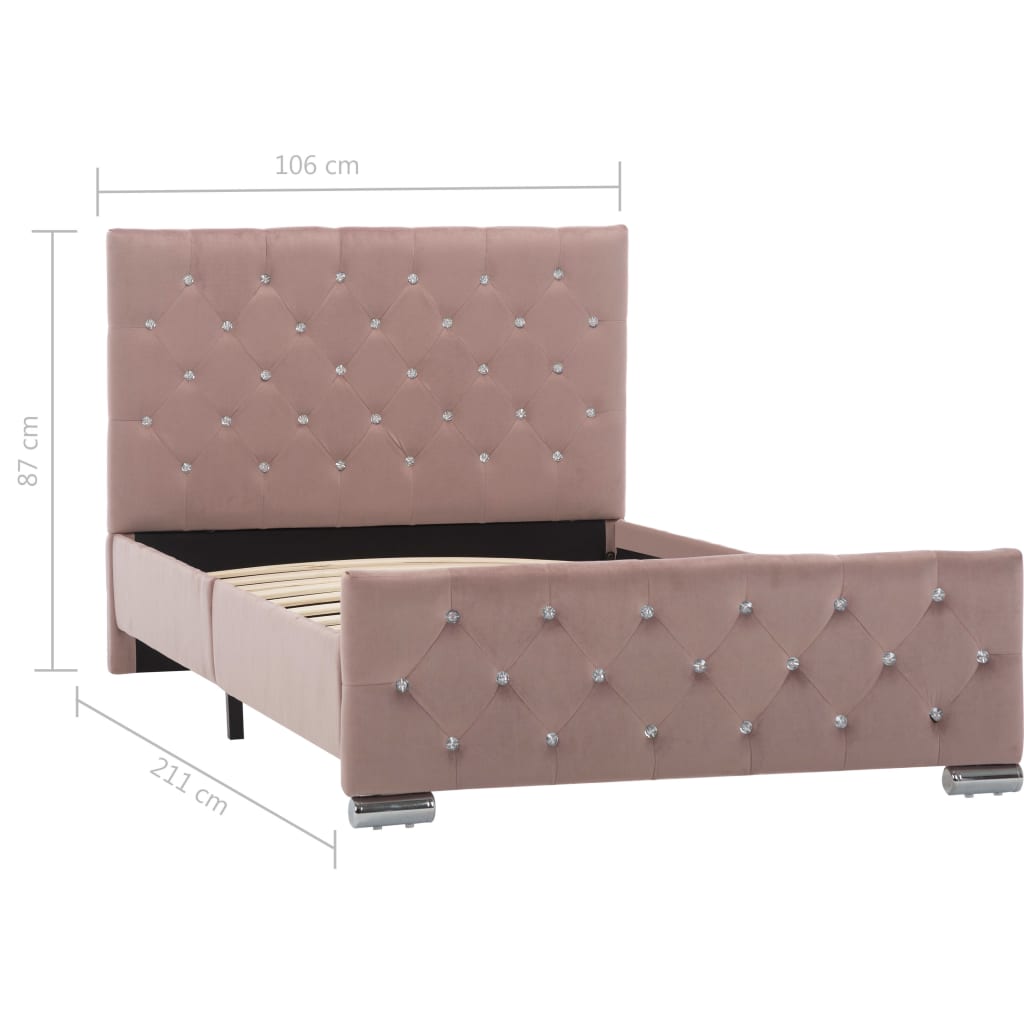 Giroletto Rosa in Velluto 100x200 cm | homemem39