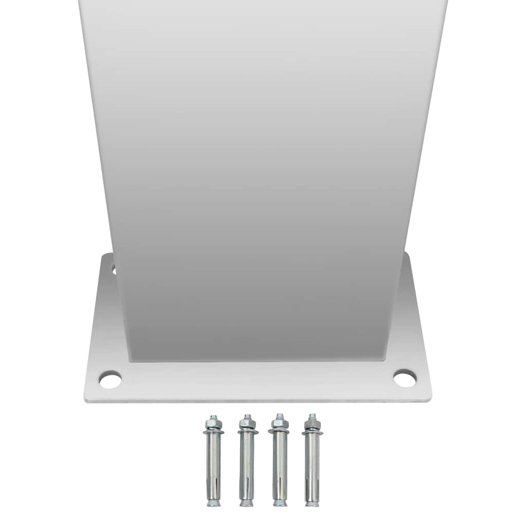 Doccia da Giardino in Acciaio Inox Quadrata