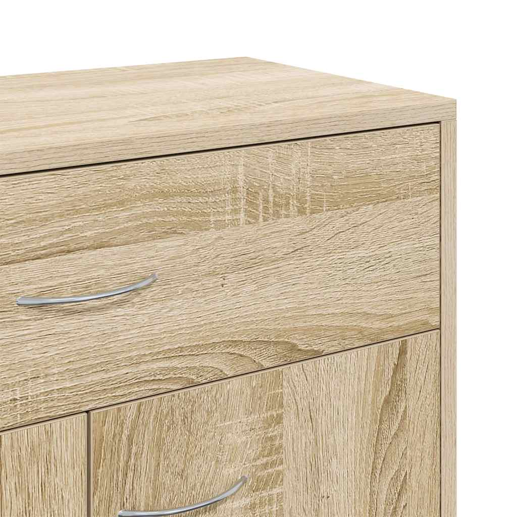 Credenza Rovere Sonoma 60x30x75 cm in Legno Multistrato