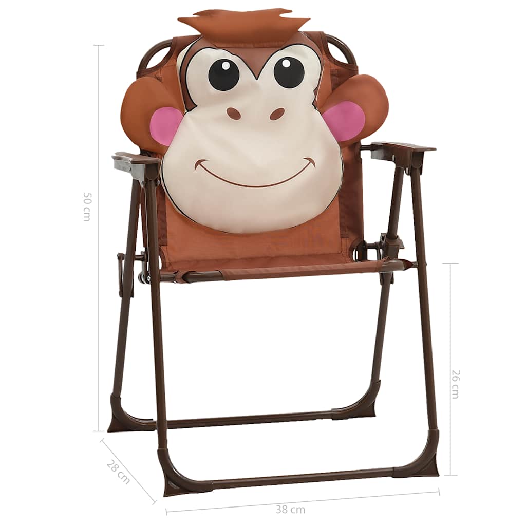 Set da Bistrot da Giardino per Bambini con Ombrellone Marrone | homemem39