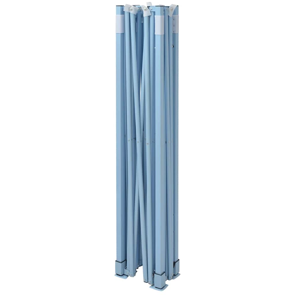 Gazebo Professionale Pieghevole 4 Pareti 3x4m Acciaio Antracite