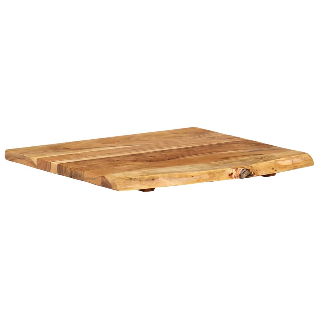 Piano per Lavabo Bagno in Massello di Acacia 58x52x2,5 cm | homemem39