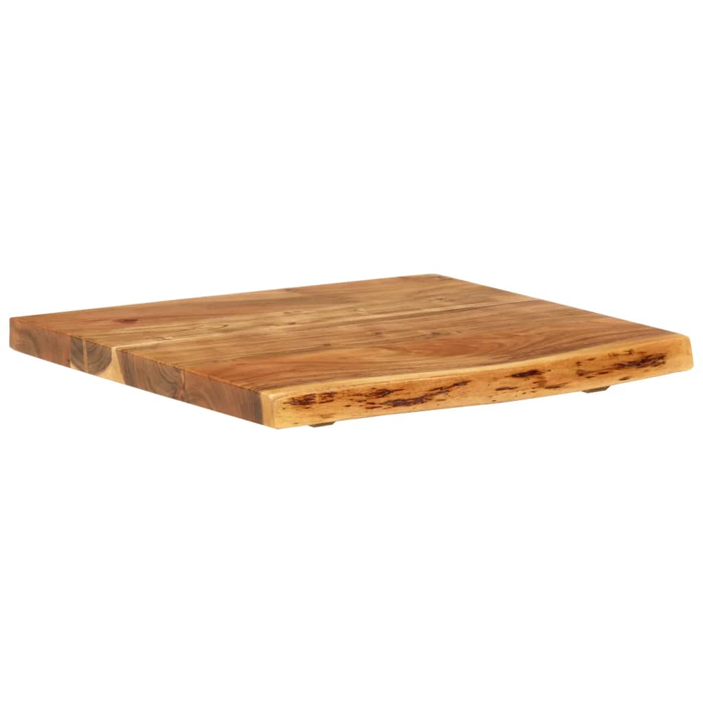 Piano per Lavabo Bagno in Massello di Acacia 58x52x3,8 cm | homemem39
