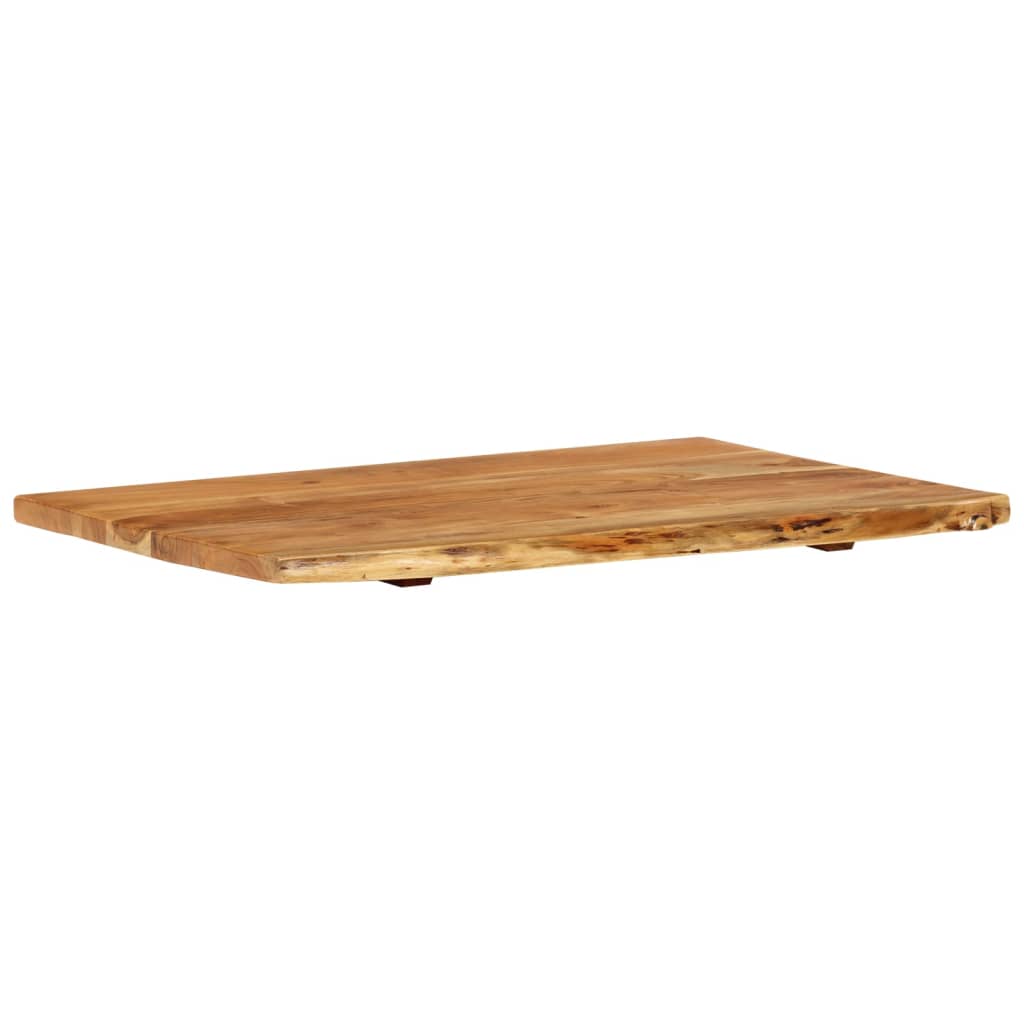 Piano per Vanità Bagno in Massello di Acacia 80x52x2,5 cm | homemem39